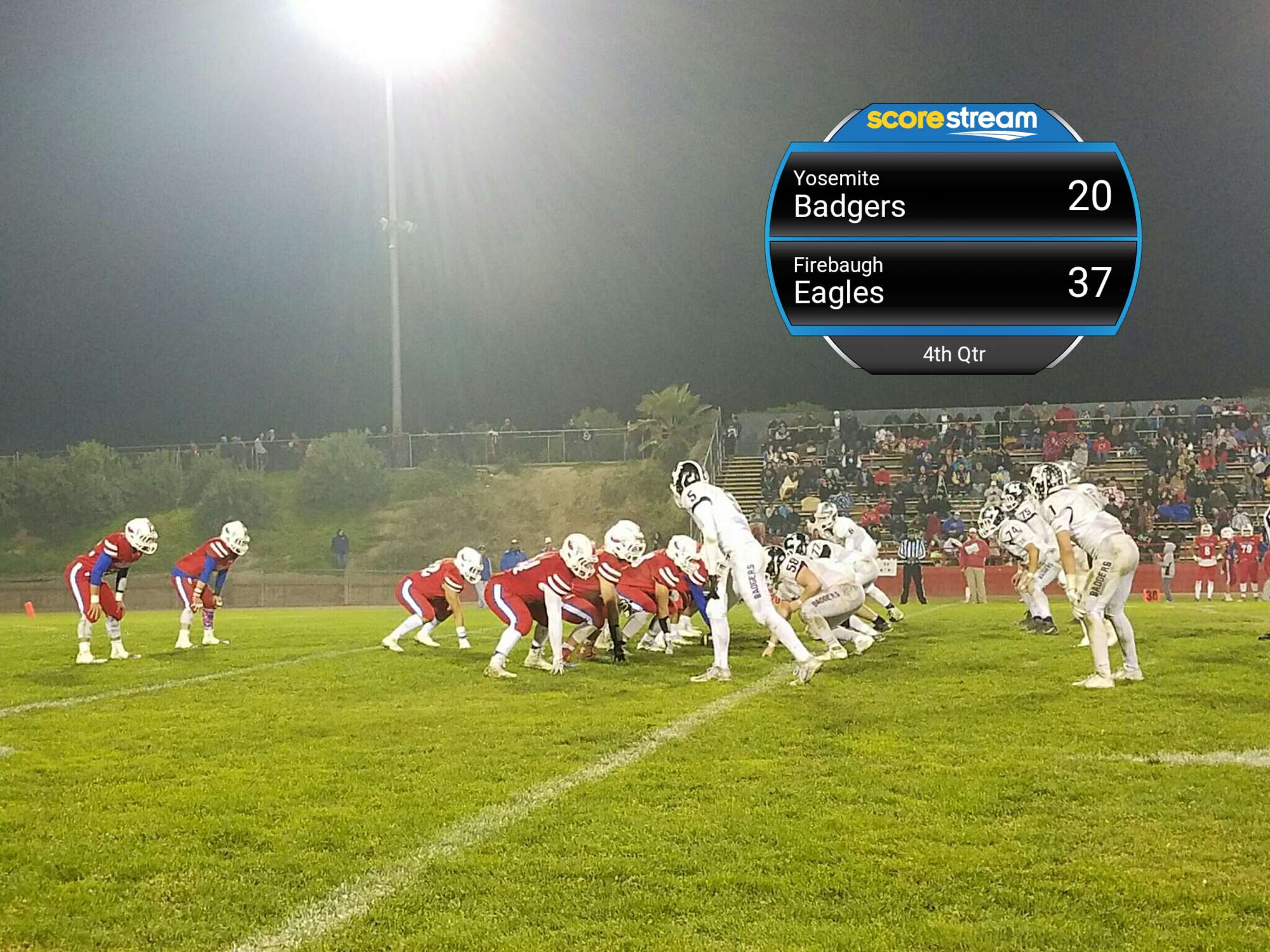 The Firebaugh Eagles defeat the Yosemite Badgers 37 to 20 ScoreStream
