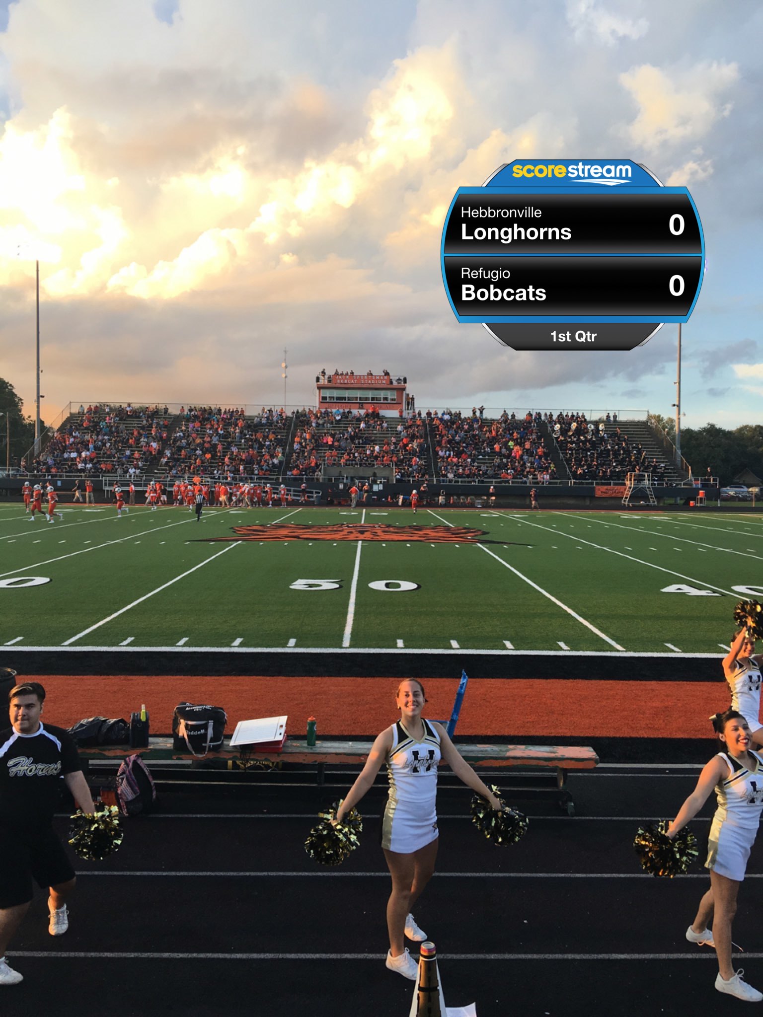 The Refugio Bobcats defeat the Hebbronville Longhorns 59 to 13