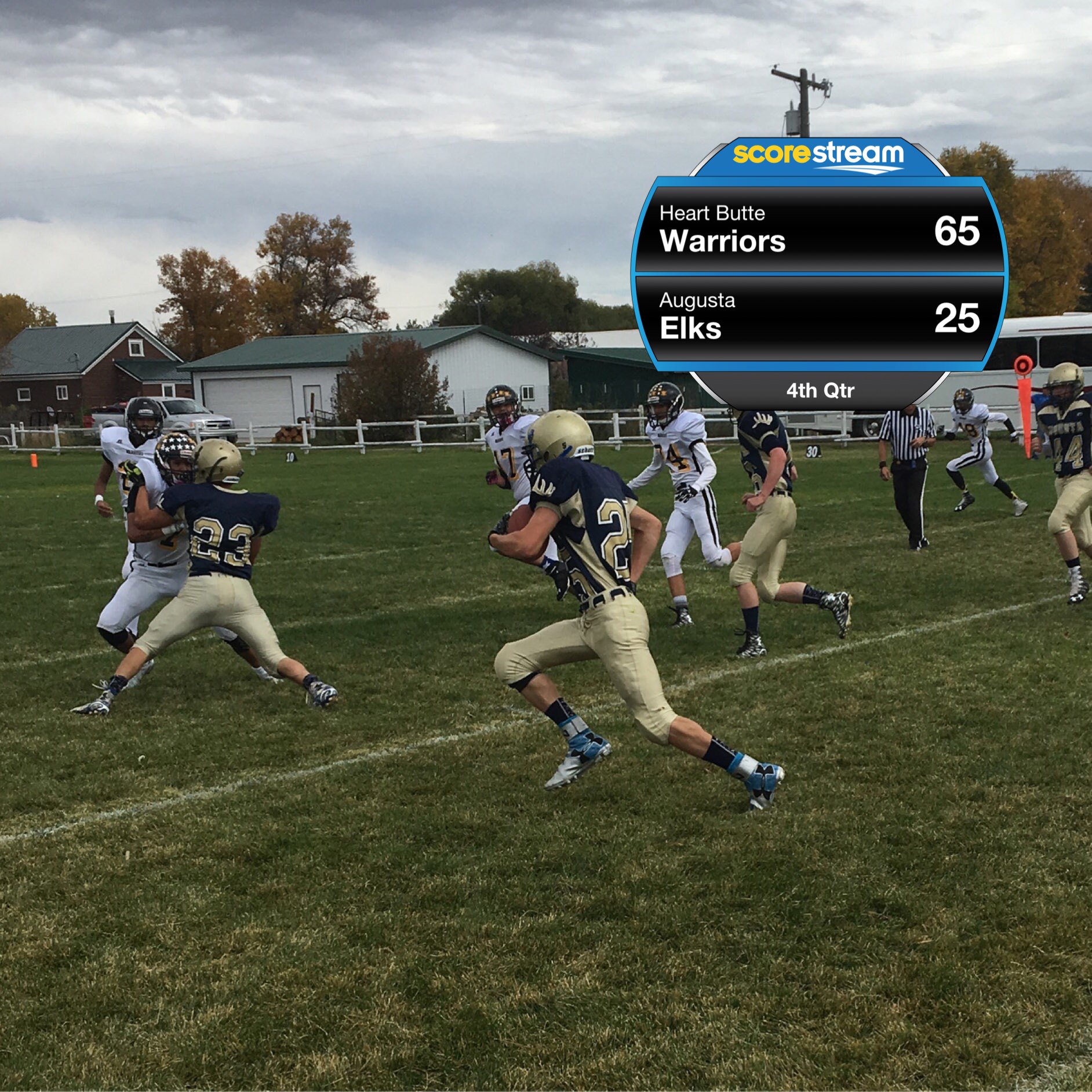 The Heart Butte Warriors defeat the Augusta Elks 71 to 37 ScoreStream