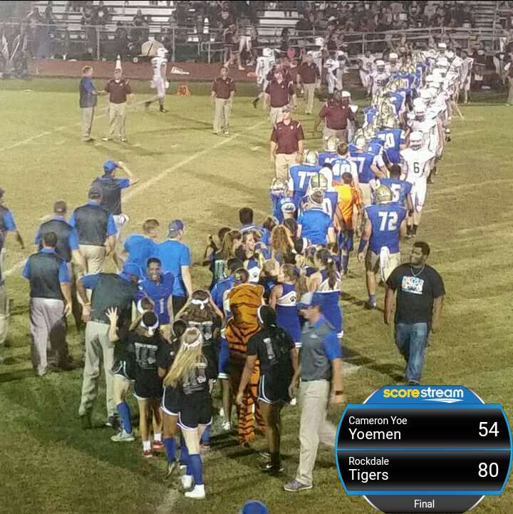 The Rockdale Tigers defeat the Cameron Yoe Yoemen 80 to 54 ScoreStream