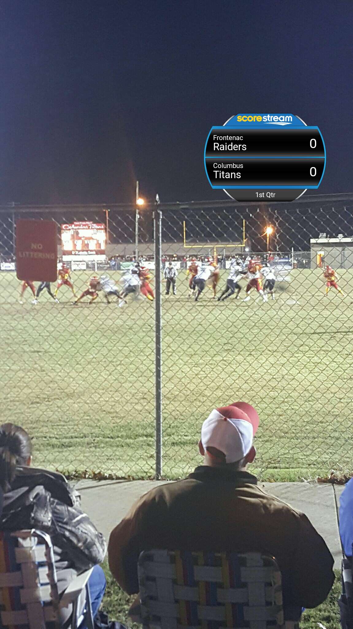 The Frontenac Raiders defeat the Columbus Titans 21 to 20 ScoreStream
