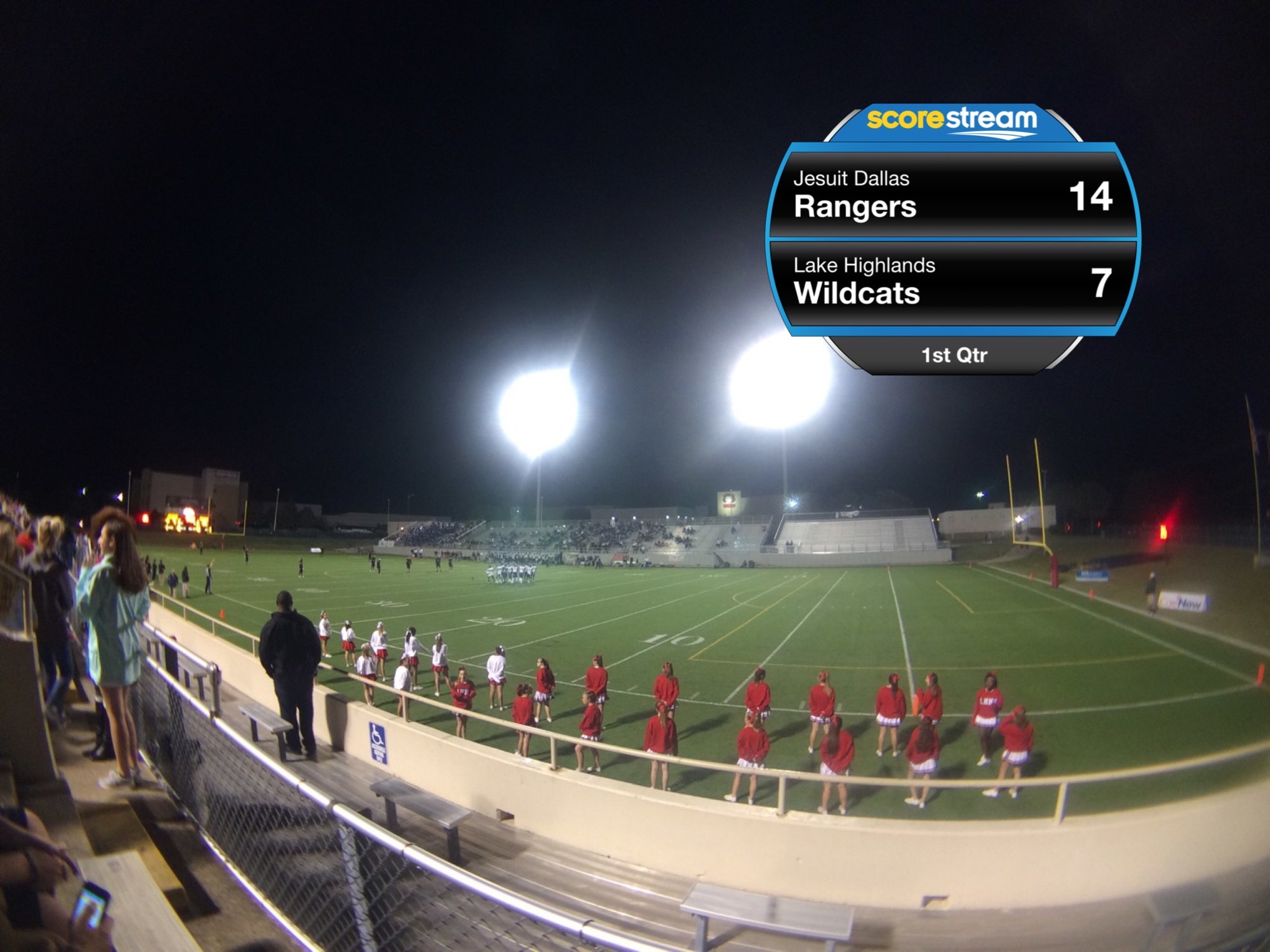 The Jesuit Dallas Rangers defeat the Lake Highlands Wildcats 56 to 21