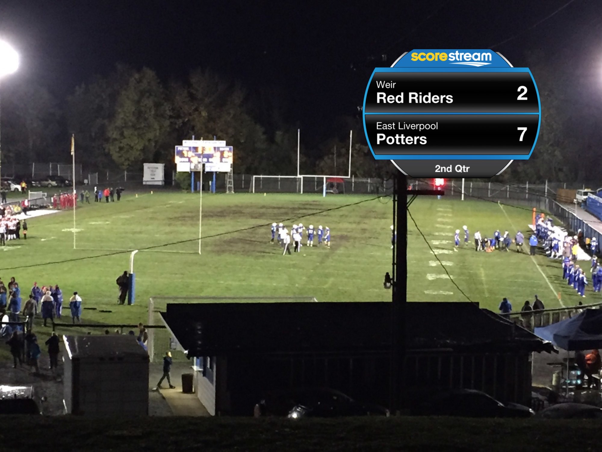 The Weir Red Riders defeat the East Liverpool Potters 11 to 7 ScoreStream