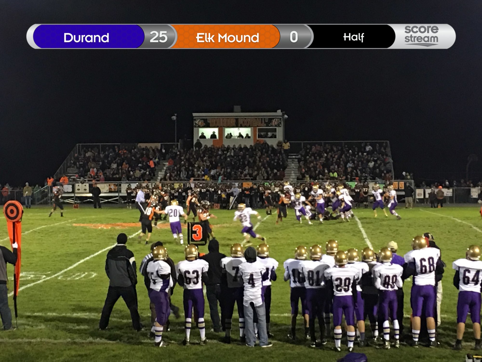 The DurandArkansaw Panthers defeat the Elk Mound Mounders 39 to 14
