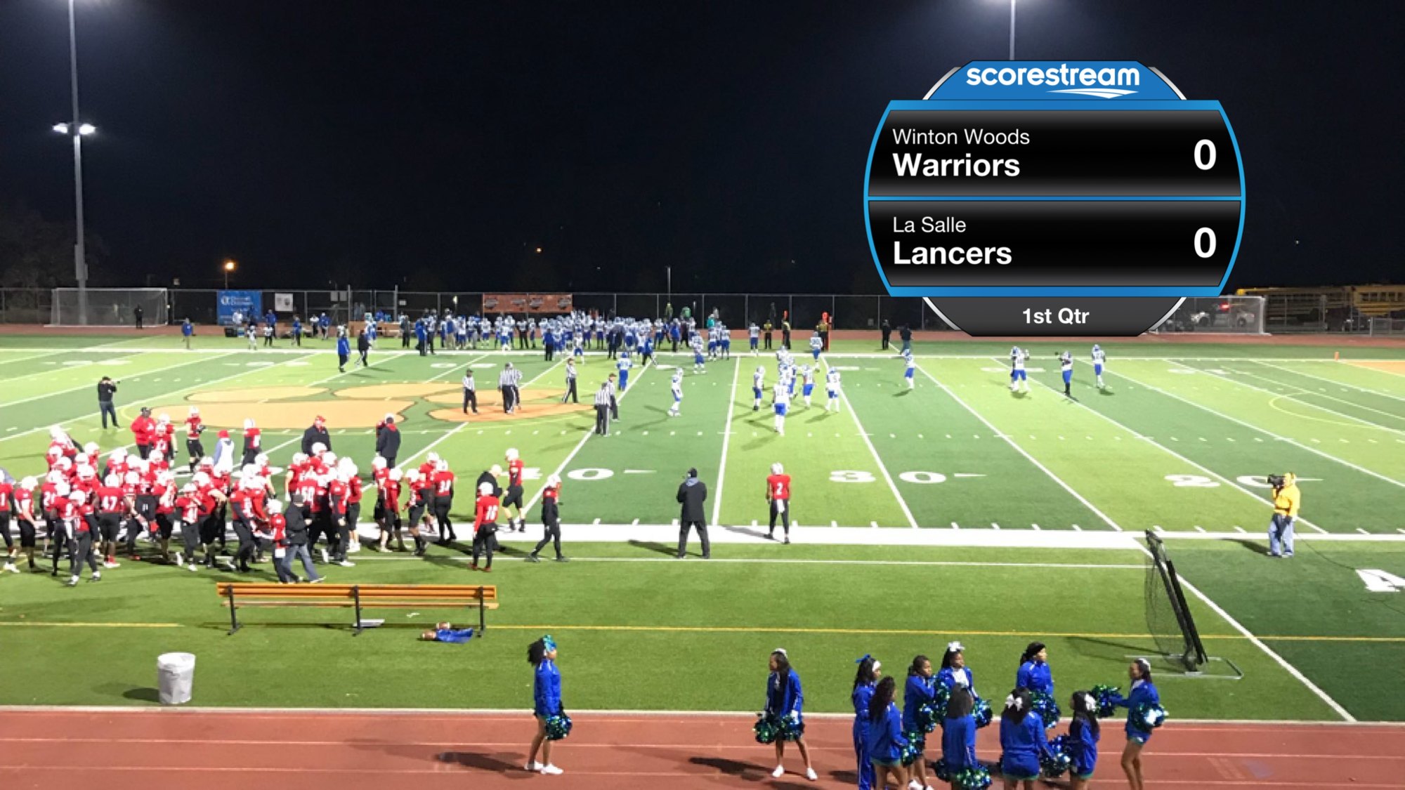 The Winton Woods Warriors defeat the La Salle Lancers 16 to 14
