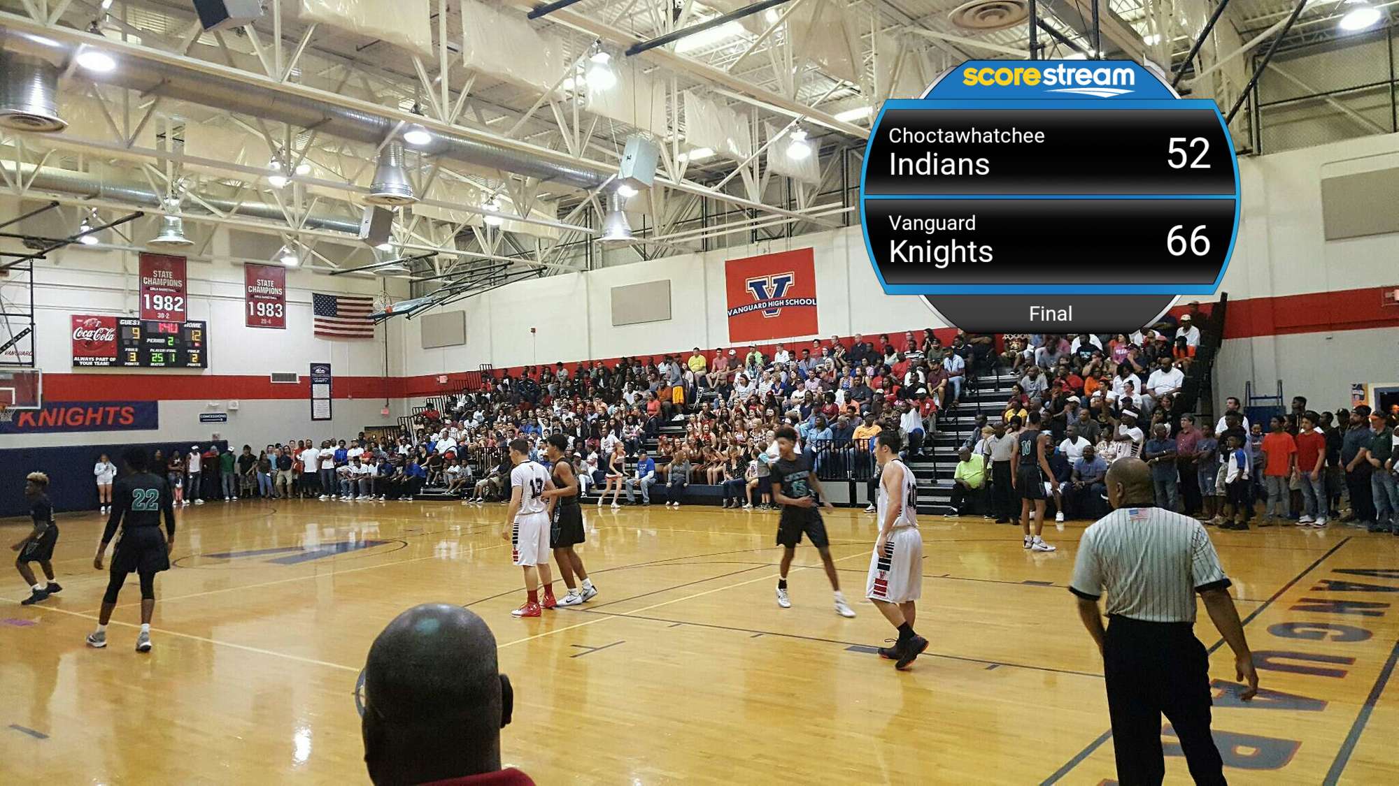 The Choctawhatchee Indians Vs The Vanguard Knights Scorestream