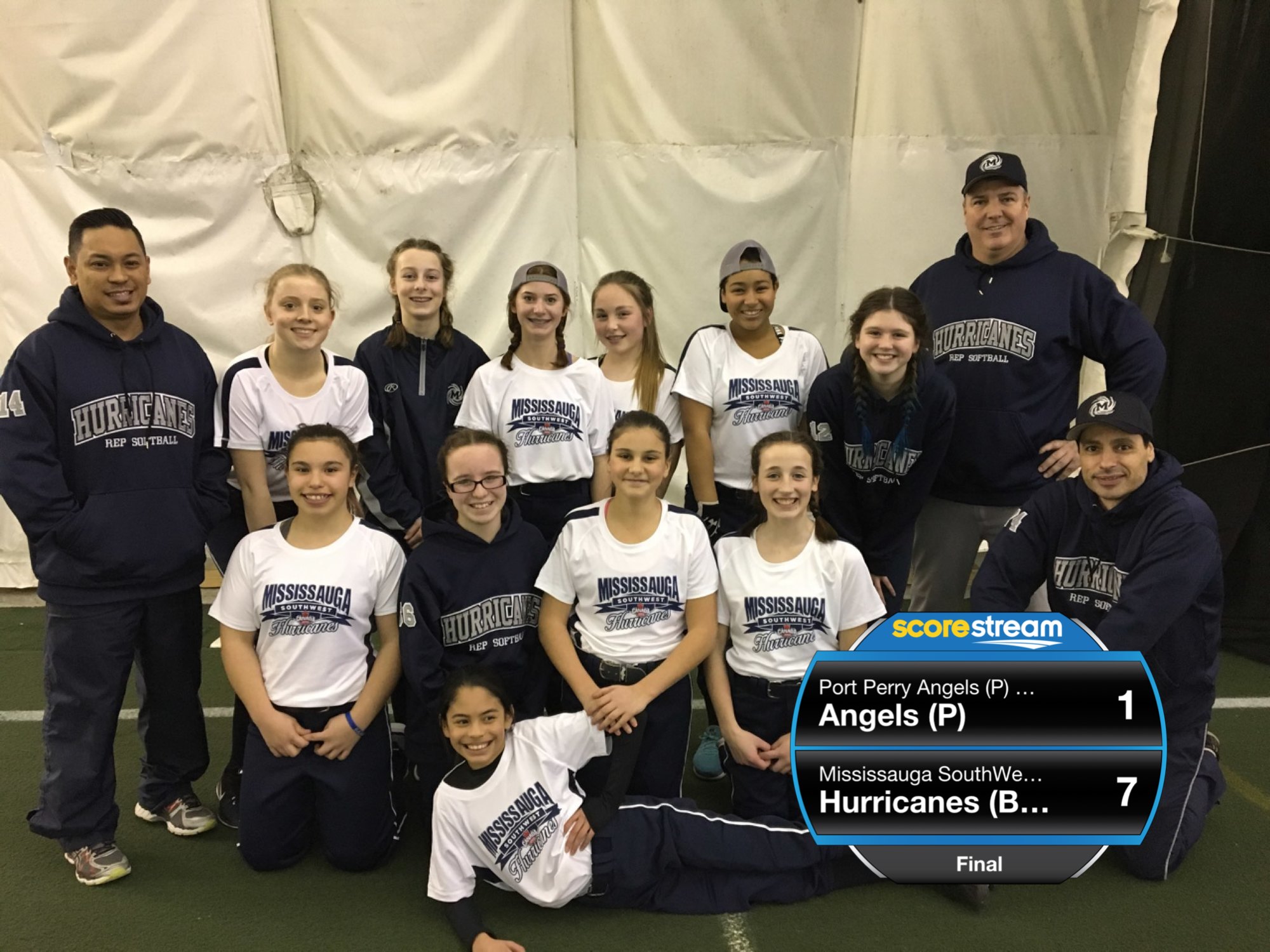 The Mississauga SouthWest Hurricanes (Barber) U14 Hurricanes defeat the