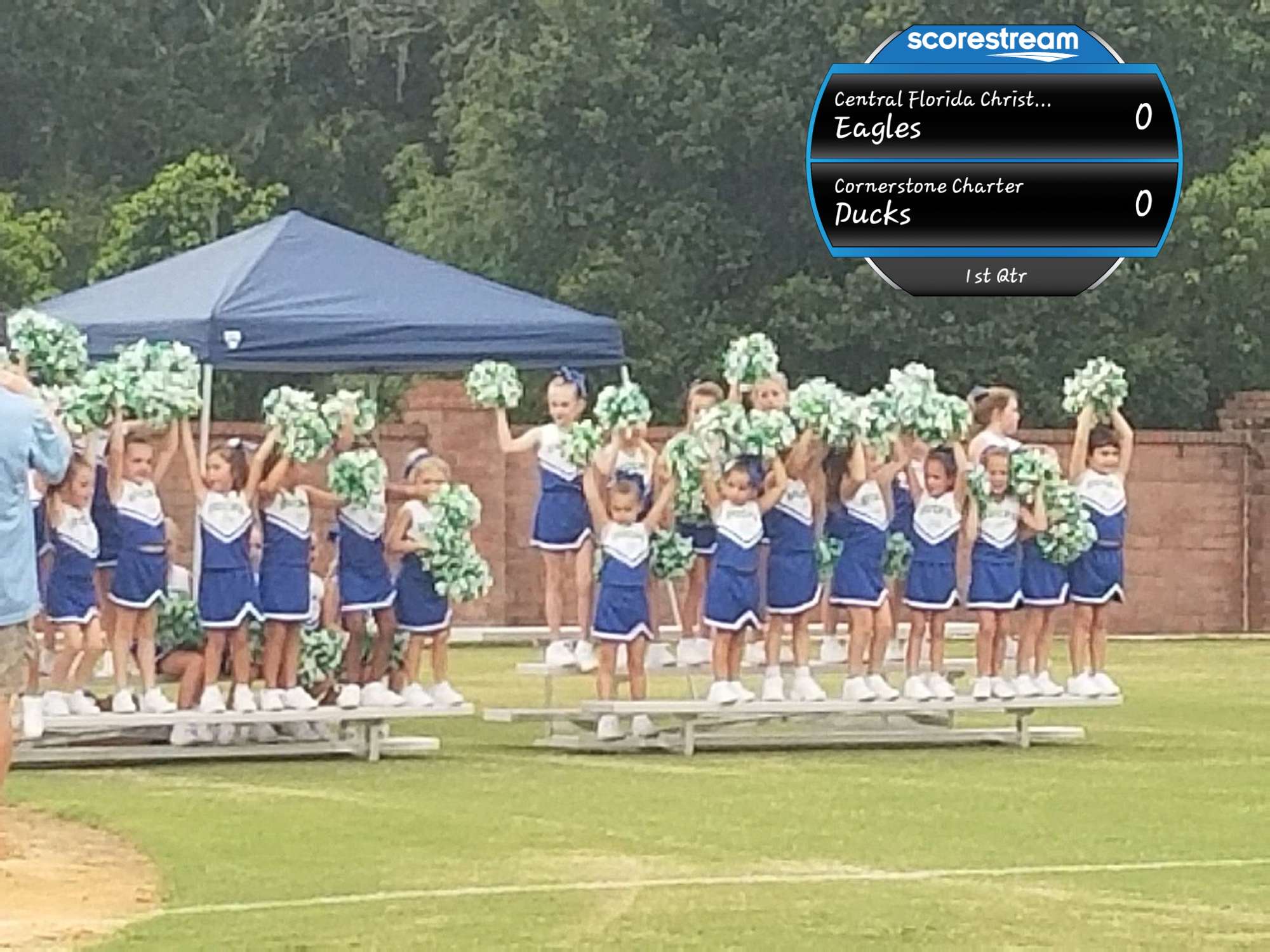 The CFCA Eagles defeat the Cornerstone Charter Ducks 21 to 13 ScoreStream