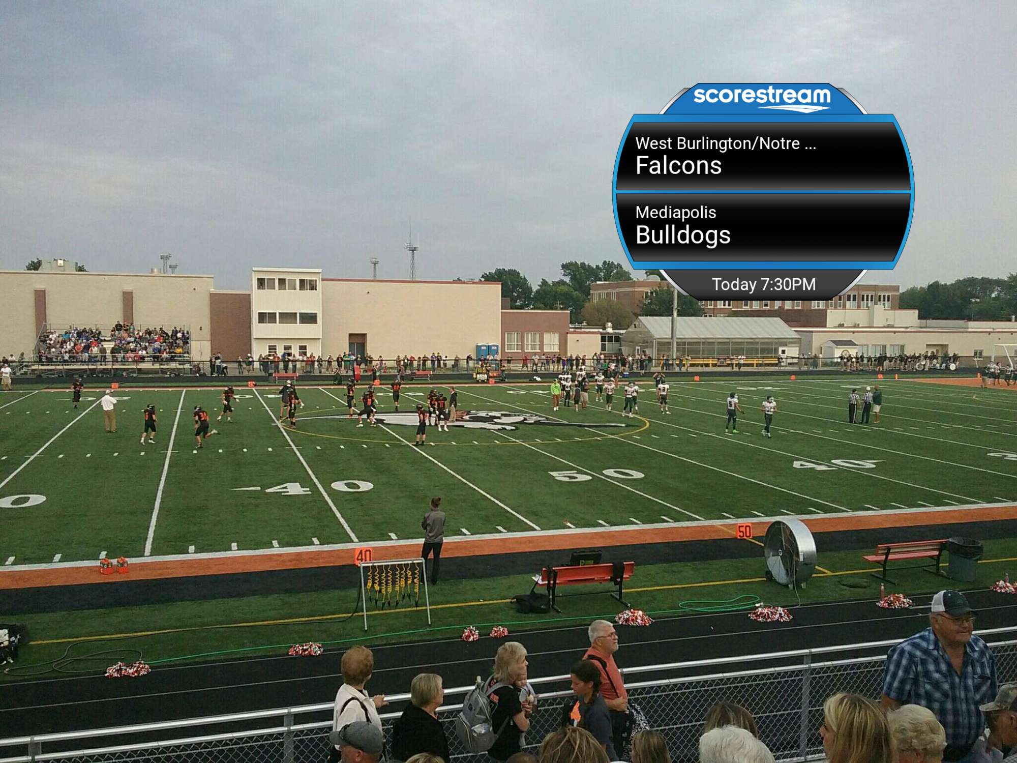 The Mediapolis Bulldogs defeat the West Burlington/Notre Dame Coop