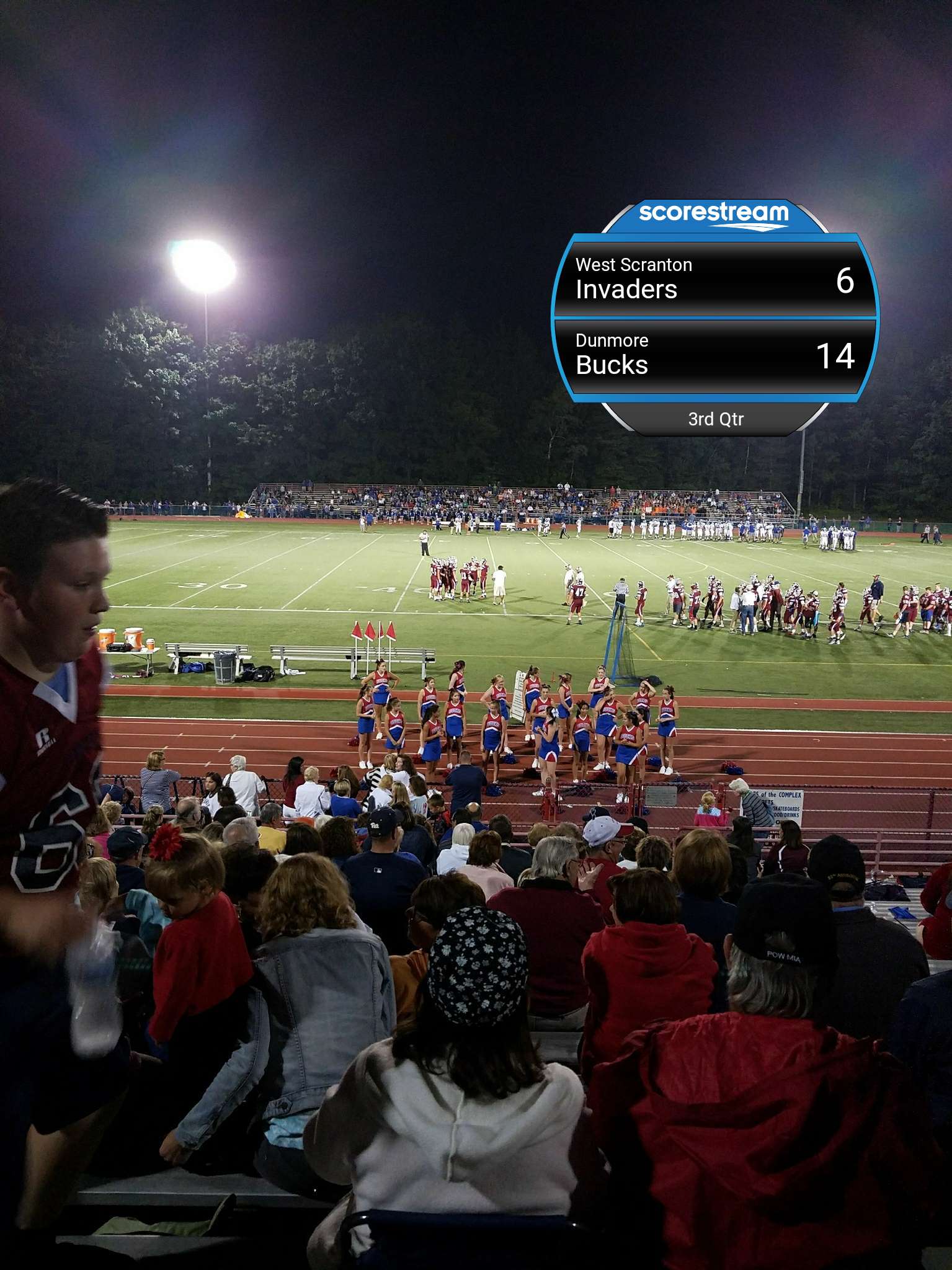 The Dunmore Bucks defeat the West Scranton Invaders 28 to 18 ScoreStream