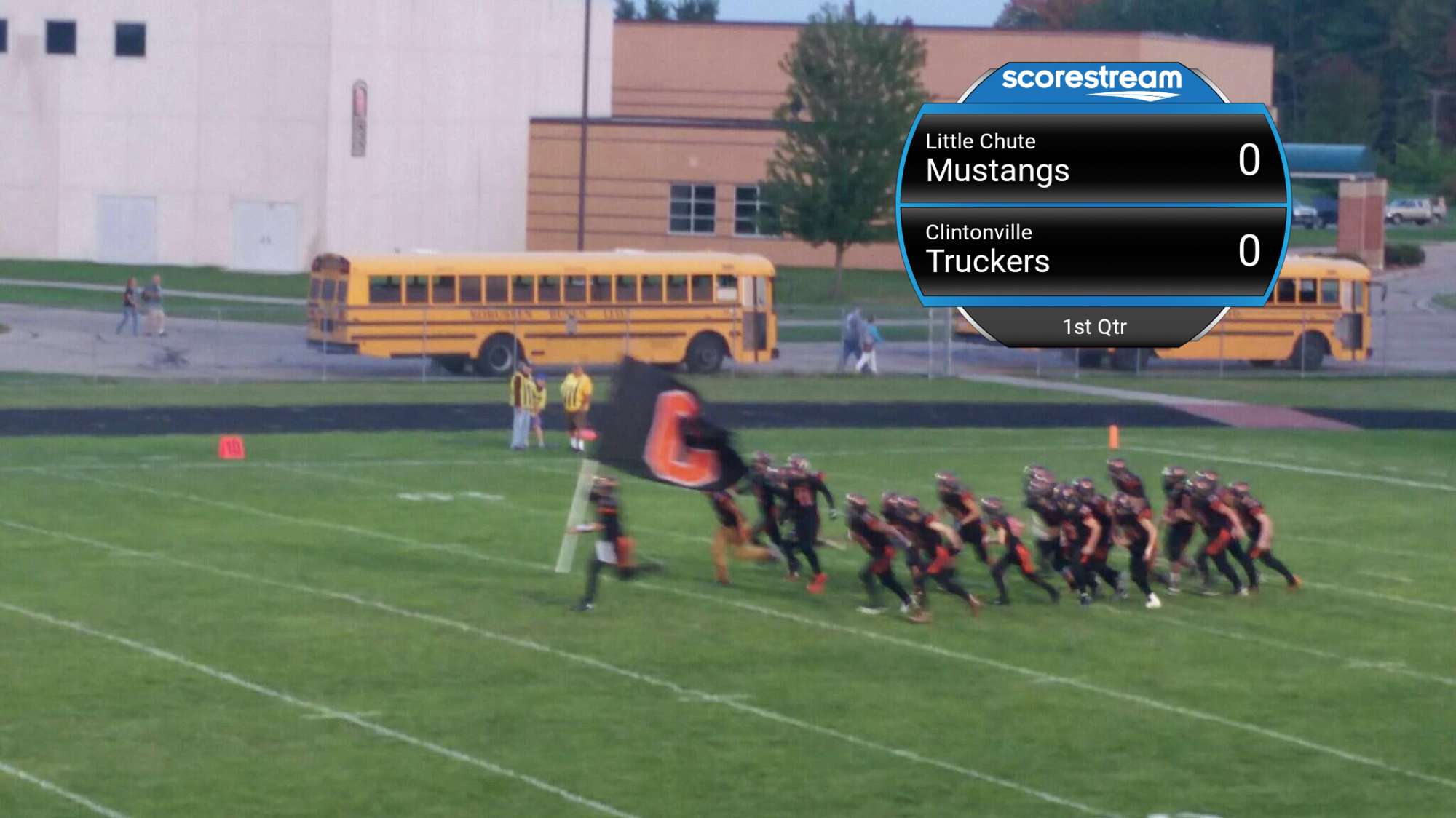 The Little Chute Mustangs defeat the Clintonville Truckers 40 to 6 ScoreStream