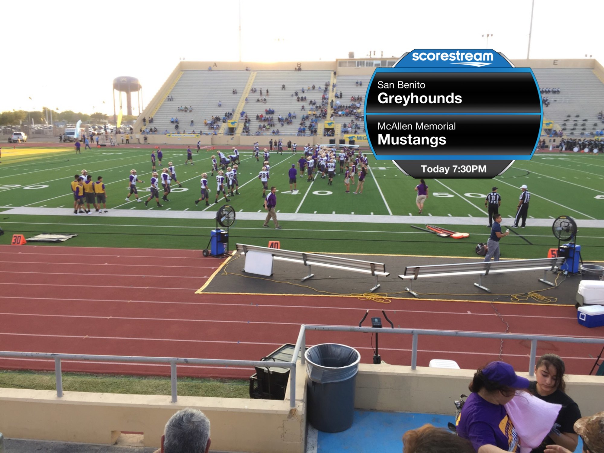 The San Benito Greyhounds defeat the McAllen Memorial Mustangs 31 to 7