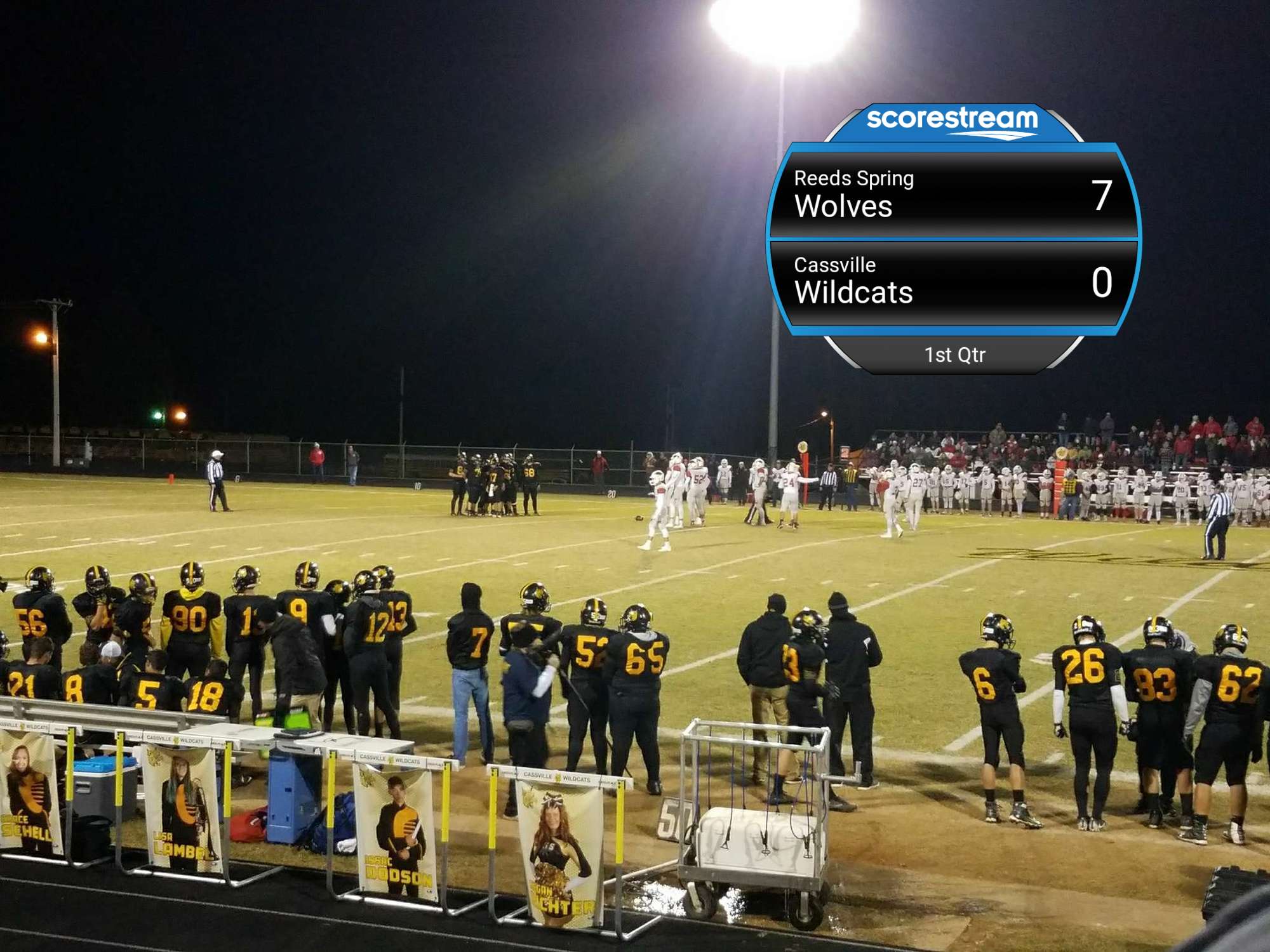 The Reeds Spring Wolves defeat the Cassville Wildcats 42 to 7 ScoreStream