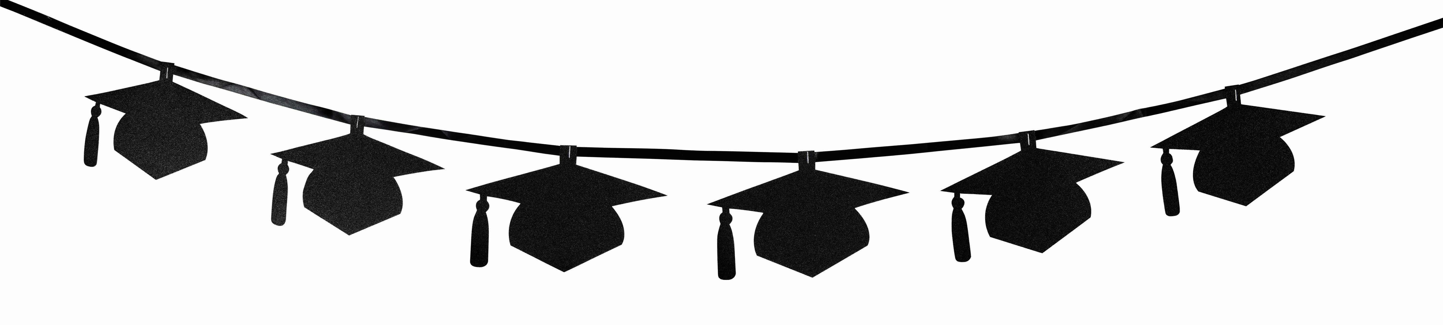 6 Pc. Graduation Cap Banner - 8’ Long | Product