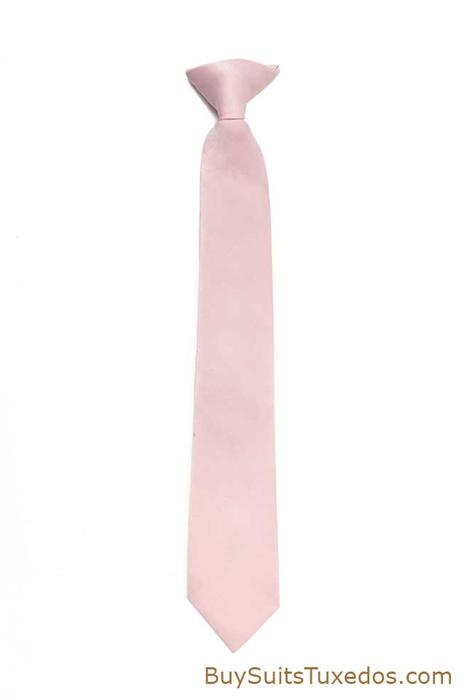 Pink Boys Pre-Tied Necktie