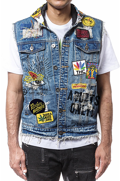vest jeans jacket