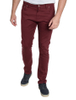 Skinny Stretch Twill Jeans No Burgundy image 3