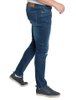 Knee Rip Slim Tapper Jeans No Dark Blue image 3