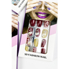 Assorted Design Short Press On Nails With Rhinestone
 image 3