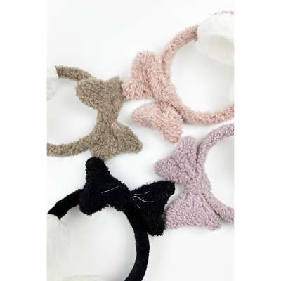 Bow Winter Warm Furry Earmuffs