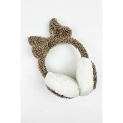 Bow Winter Warm Furry Earmuffs