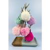 Variety Color Crown Pompom Keychain
 
 Fuchsia Mint Lavander image 3