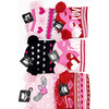 Pom Pom Heart Print Warm Soft Winter Beanie For Kids image 2