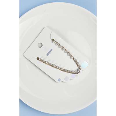 Chain Pearl Charm Anklet