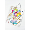 Colorful Happy Birthday Marble Effect Gift Bag image 3