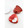 Heart Shaped Valentine Can With Rose Flower In A Cap image 2