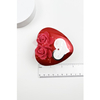 Heart Shaped Valentine Can With Rose Flower In A Cap image 3