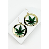 Highest Marijuana Acrylic Hook Earring image 3