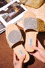 Rudel Rhinestone Embellished Raffia Sandals image 4