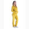 Women's Velvet Sweatshirt and Sweatpants Set (HF-LJS200) image 4