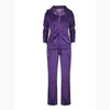 Women's Velvet Sweatshirt and Sweatpants Set (HF-LJS200) image 2