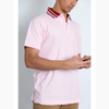 Solid Pique Polo With Tipping Collars HF-1801 image 3