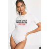 Dope Chick Graphic Short Sleeve Bodysuit image 2