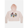 Vogue Butterfly Graphic Crop Hoodie image 3