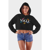 Vogue Butterfly Graphic Crop Hoodie image 2