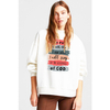 Womens Letter Graphic Sweatshirt image 2