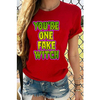 Youre One Fake Witch Graphic Tee Vintage Print Women T-Sh image 3