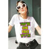 Youre One Fake Witch Graphic Tee Vintage Print Women T-Sh image 2