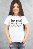 CTN-L2233 BE REAL Print Kids t shirt  image 4