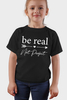 CTN-L2233 BE REAL Print Kids t shirt  image 3