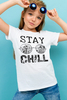 CTN-L2218   CHILL Print Kids t shirt  image 5