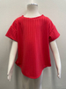 SOLID RIBBED ROUND NECK TOP image 2