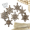 Snowflake Wood Garland image 5