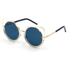 A21 Designer PearlStudded CutOut Cat Eye Sunglasses image 1