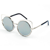 A21 Designer PearlStudded CutOut Cat Eye Sunglasses image 4