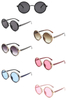 Circle Retro Round Vintage Glitter Fashion Sunglasses image 1